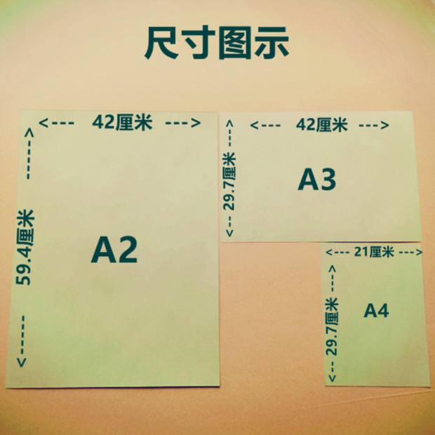 A3紙規(guī)格尺寸示意圖